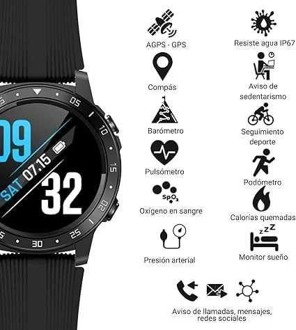Smartwatch Maxcom FW37 Argon GPS (Grade A)
