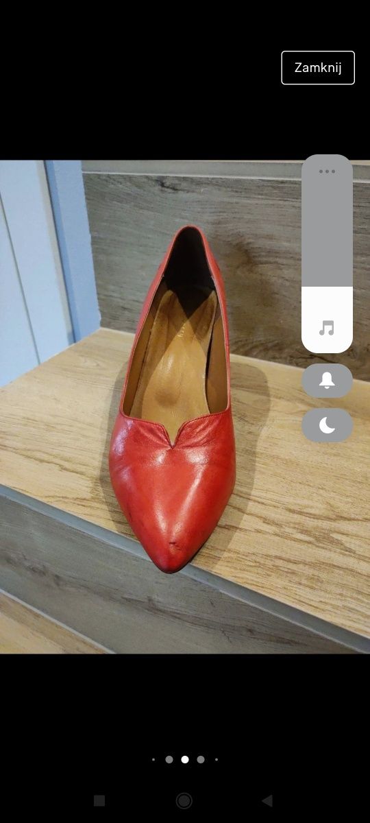 Mint&Berry czółenka ozdobny obcas roz. 40
