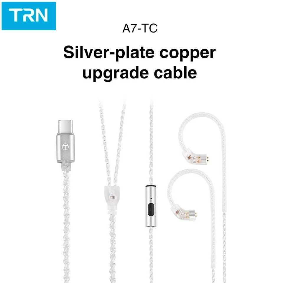 TRN A7-TC Type-C. DAC/AMP Kabel do Słuchawek QDC