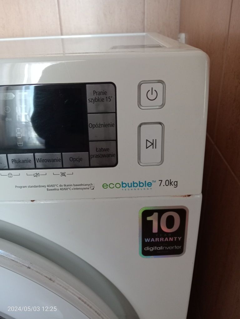 Pralka Samsung Eco bubble 7kg