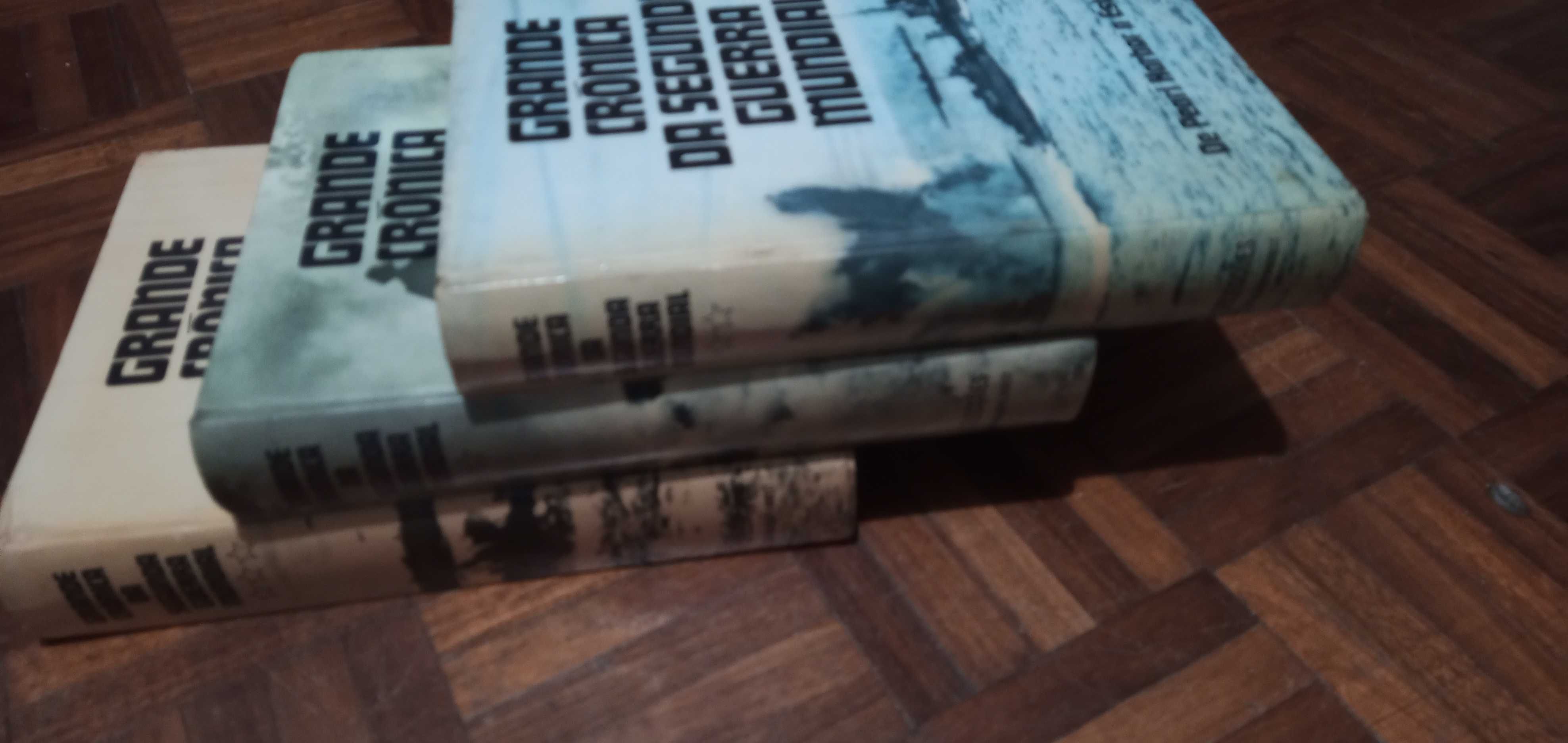 Livros 2.a guerra mundial conjunto 3 com capa, bom estado 25€