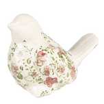 Ptak Ptaszek ceramiczny w kwiatki Retro 6CE1567L