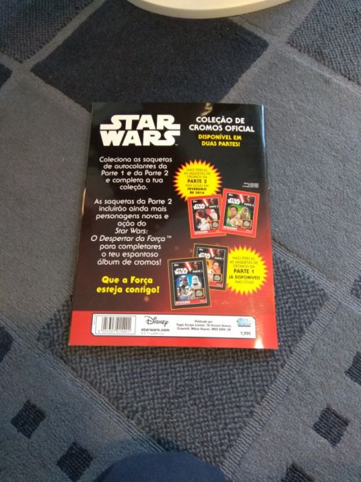 Coleção de cromos Star Wars