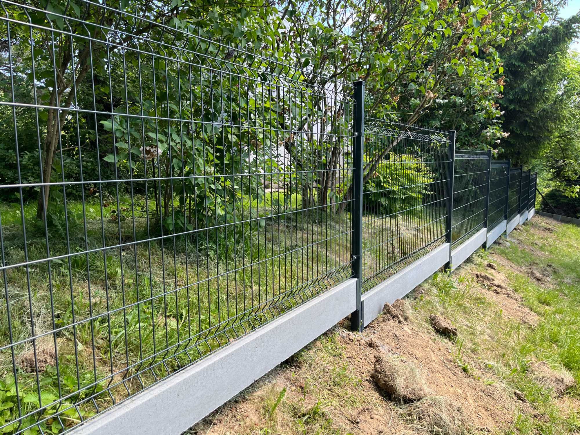 Komplet grodzenia Panelowego fi4 na wysokość 1,8 m 1mb