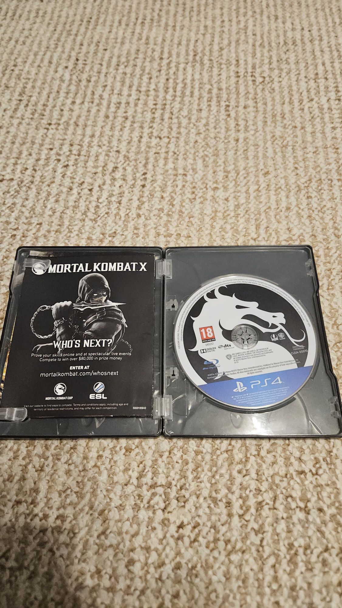Steelbook Mk X PS4-PS5