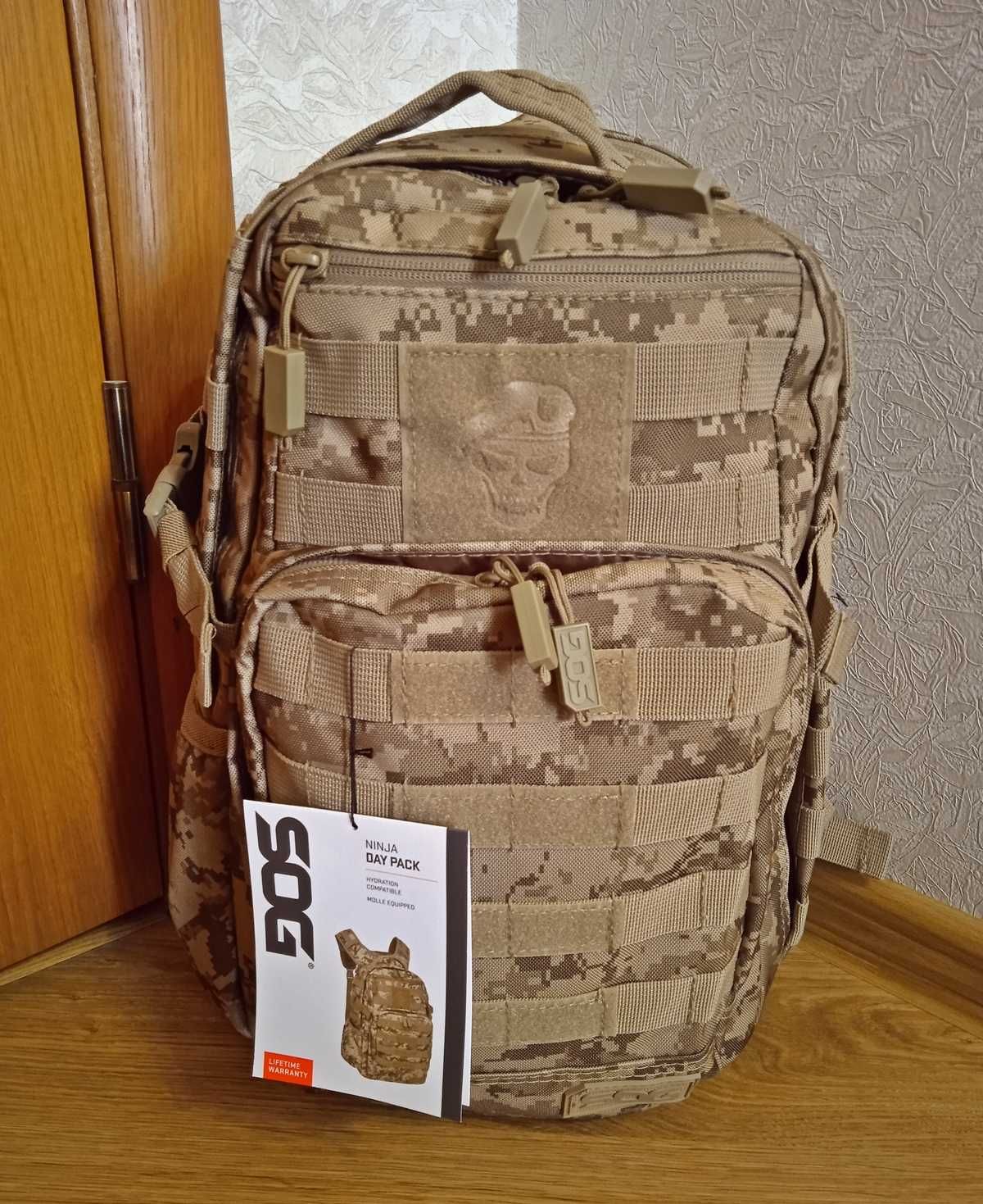 Тактичний рюкзак SOG Ninja. З США. Оригінал. Новий