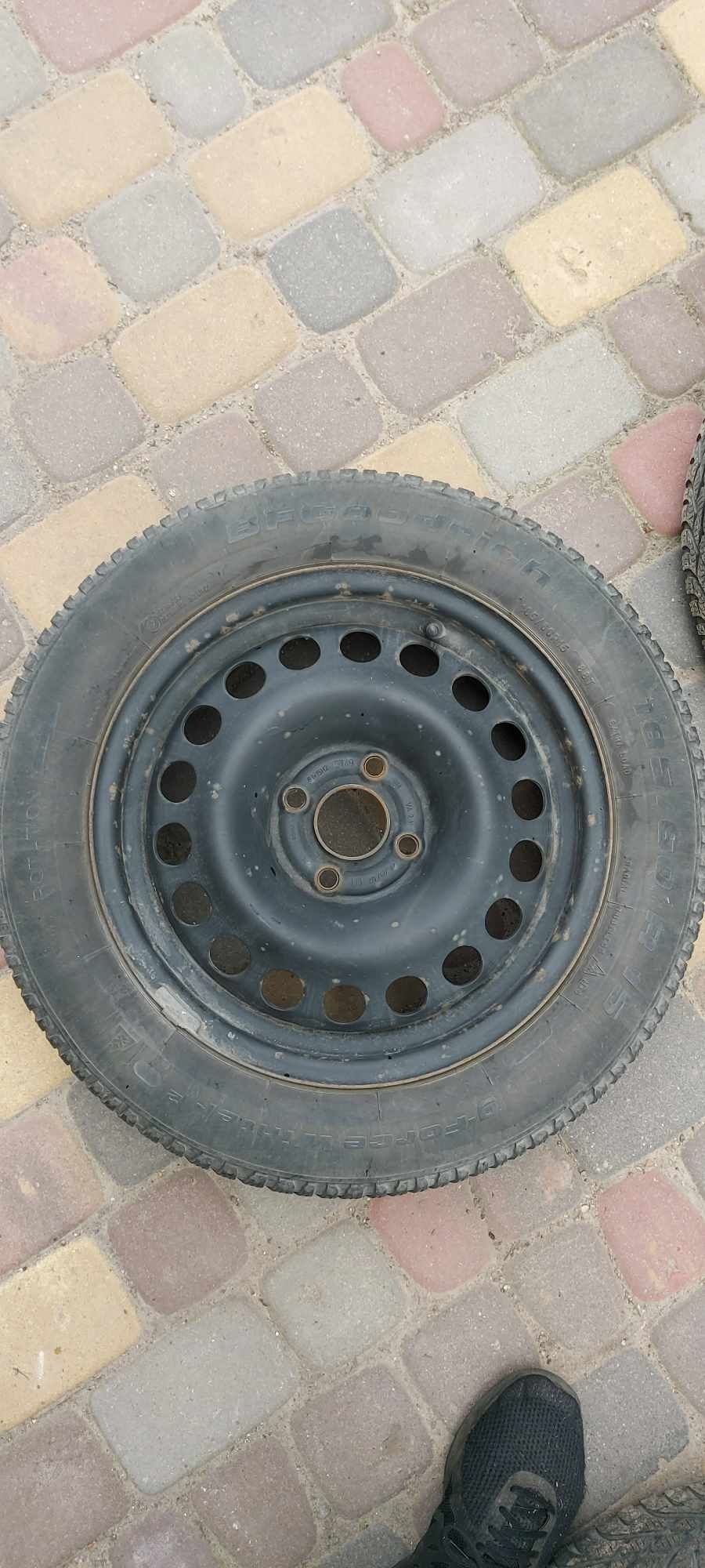 Sprzedam koła Opel 15" 4x100 et 49 oryginal GM opony zimowe 185/60/15