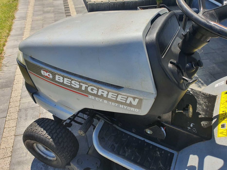Kosiarka traktorek 20hp V2 kosz centralny "Husqvarna"107cm koszenia
