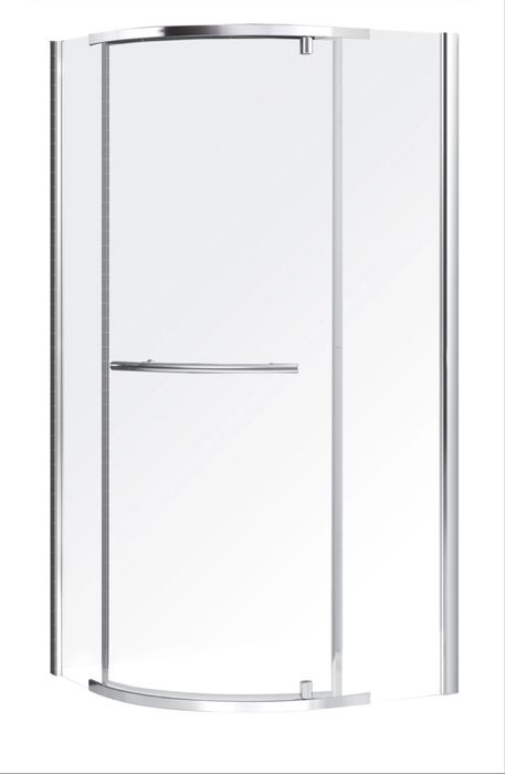 Kabina prysznicowa 80 nowa chrom szkło półokrągła Rosa