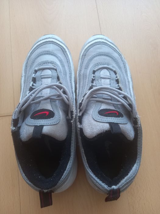 Nike Air Max 97 Silver Red Logo