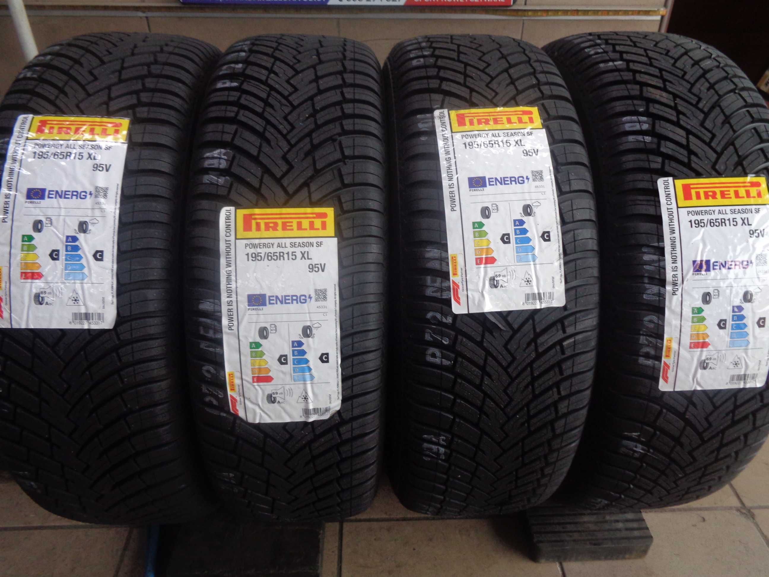 195/65R15 PIRELLI Powergy All Season SF ,Całoroczne , Nowy Model !!!