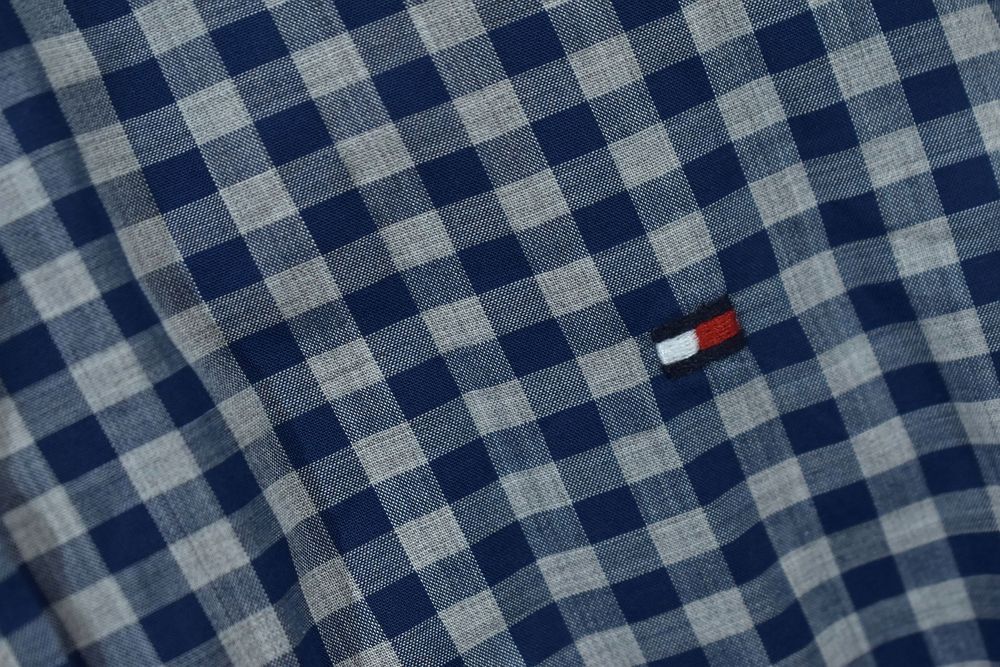 Tommy Hilfiger Męska Koszula W Kratkę Slim Fit / S