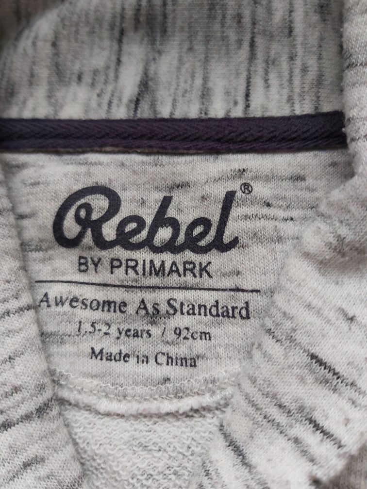 Elegancki szary sweterek na guziki r. 92 Rebel by Primark