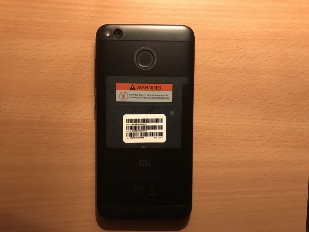 Мобільний телефон Xiaomi Redmi 4X 3/32GB Black (Мiжнародна версiя)