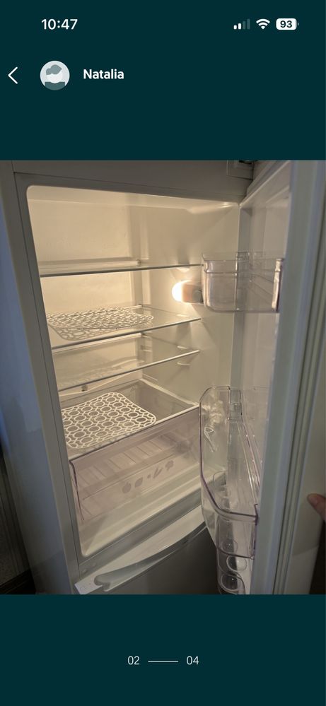Lodówka biała Polar