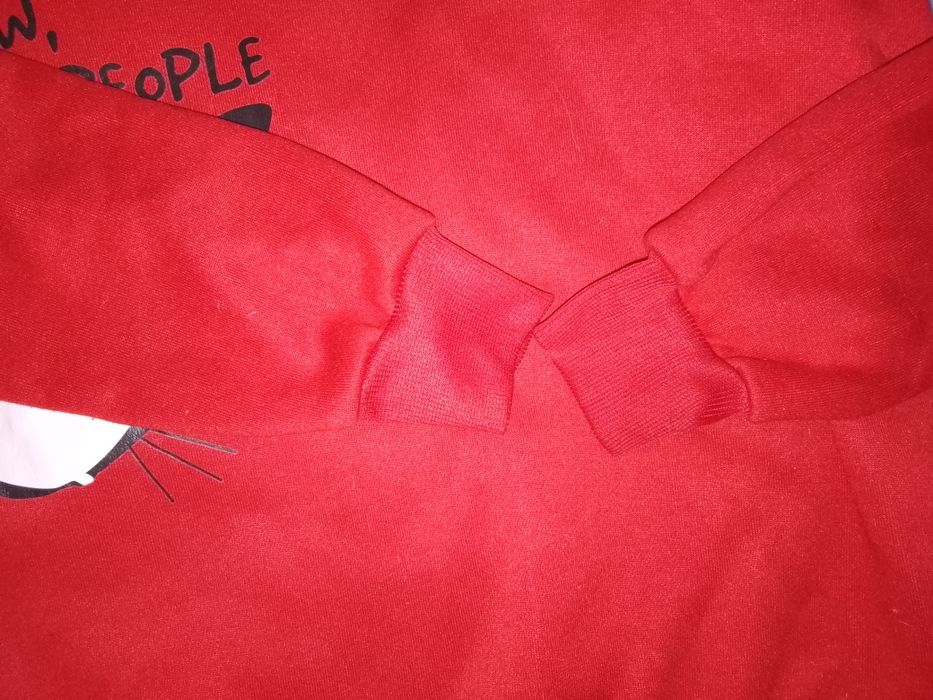 Толстовка кофта свитшот женский теплый кот