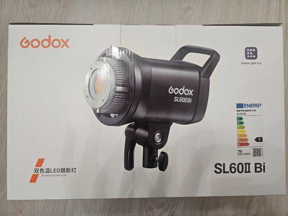 Постійне LED світло Godox SL60II Bi +Фотостійка 200см+Софтбокс 80 см