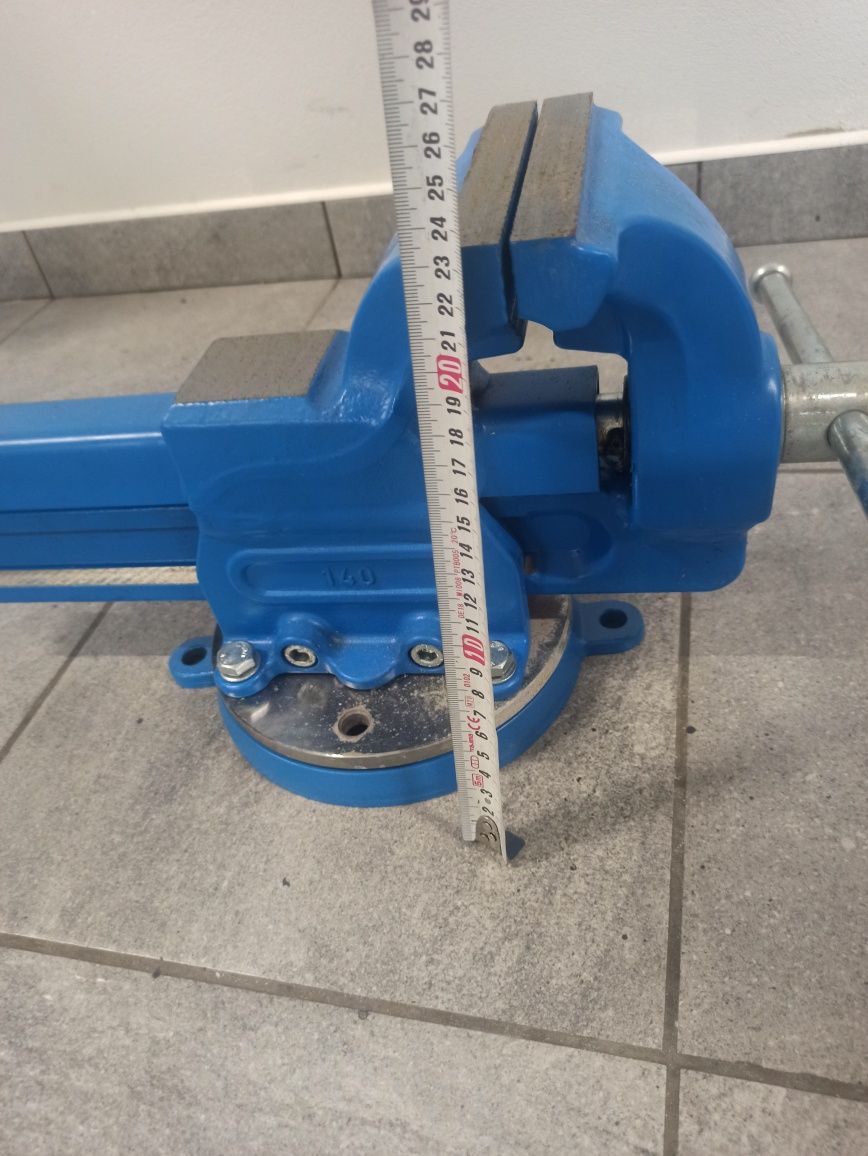 Nowe imadło stalowe obrotowe 140 mm
