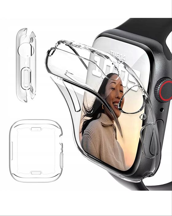 Etui przeźroczyste do apple watch 4/5/6/ se