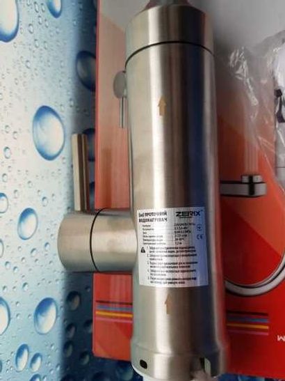 Проточный водонагреватель Zerix ELW35-EF 3,3kW рефлекторный с индекато