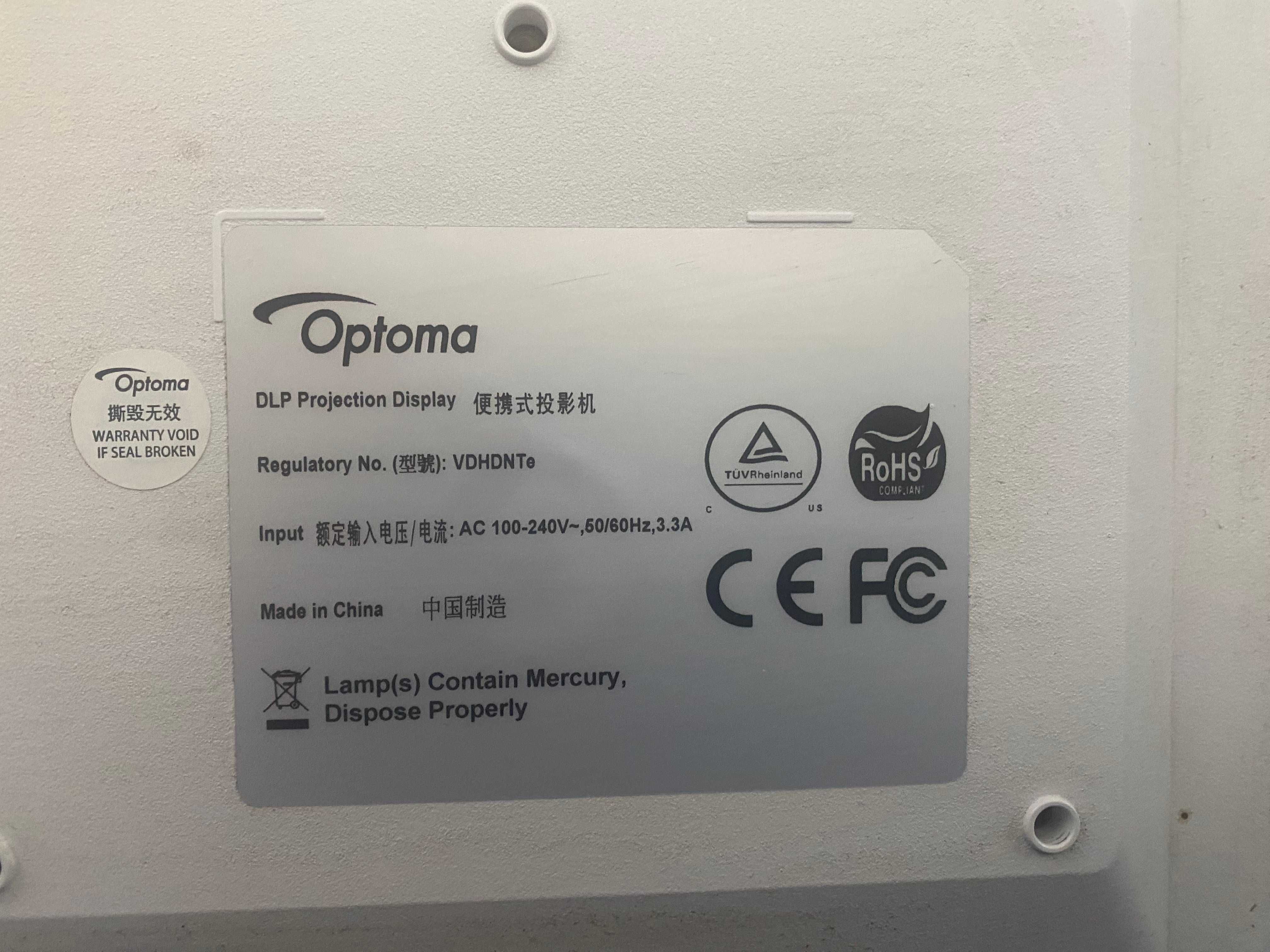 Projektor OPTOMA DLP Full 3D