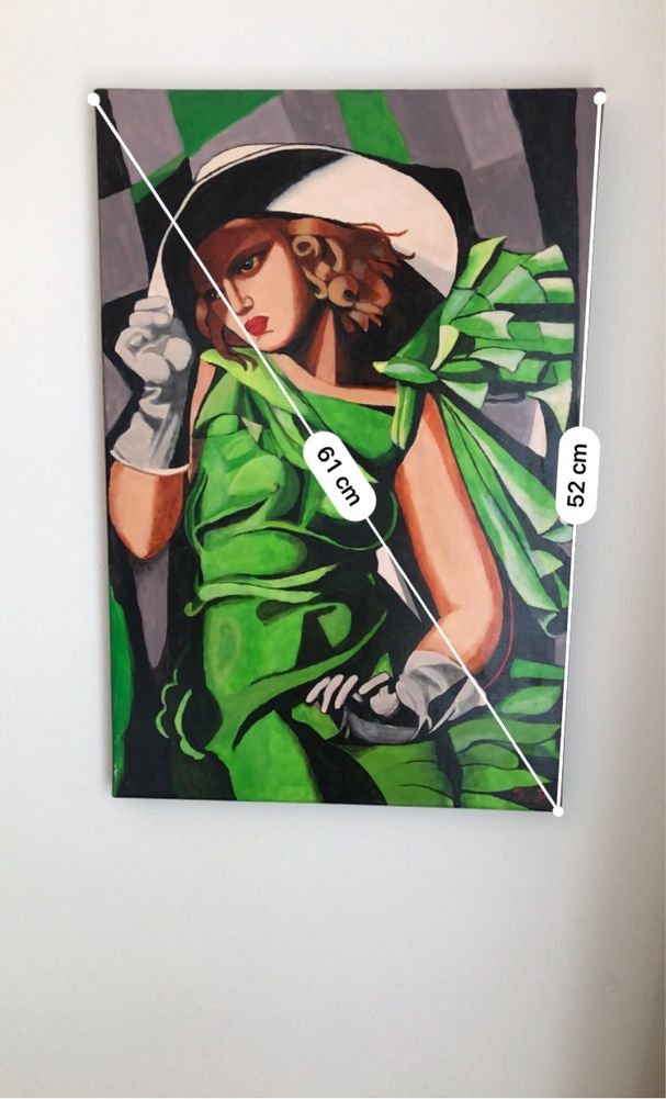 Własna wizja obrazu  Tamara Łempicka – „kobieta w podróży”
