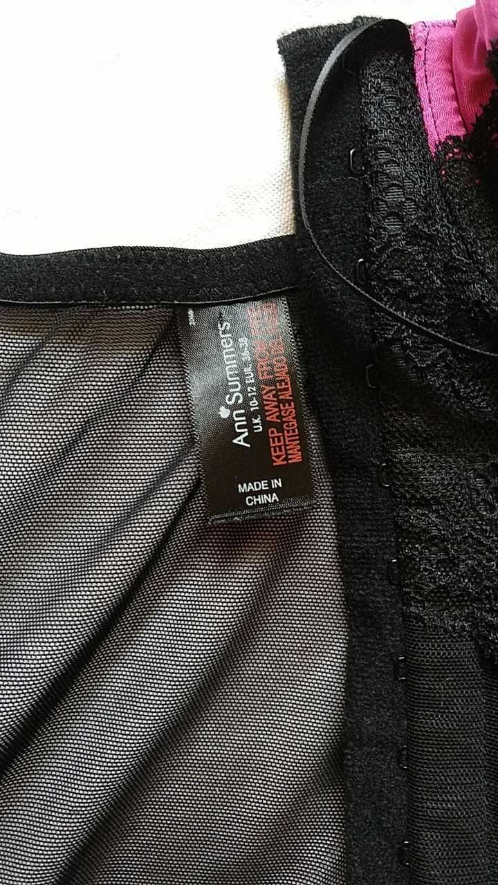 Невероятно сексуальный полупрозрачный корсет и пеньюар Ann Summers М