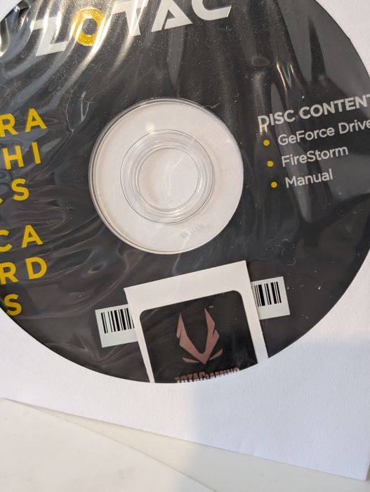 Płyta sterowniki graficzne ZOTAC GeForce FireStorm  Manual NOWE