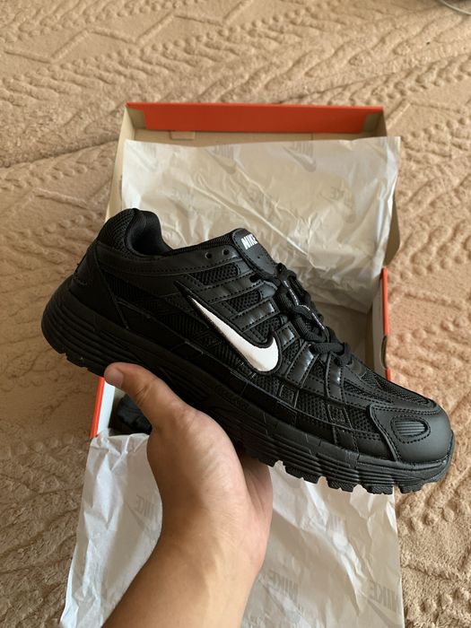 Кросівки чоловічі найк чорні спортивні 42 43 розмір nike p6000