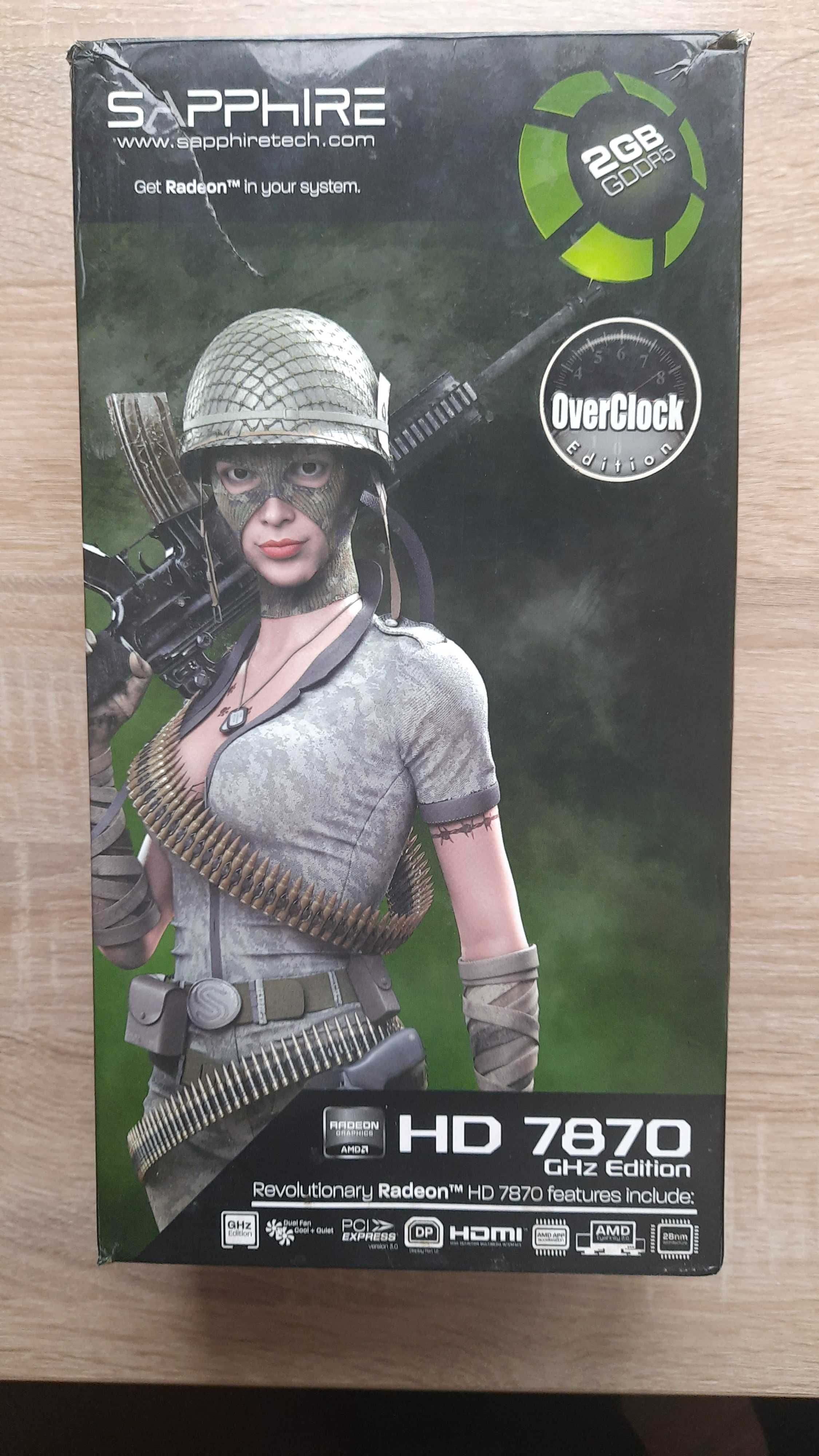 Видеокарта  Sapphire HD7870 2gb