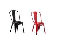 Cadeira MARA metálica antracite ou vermelha
