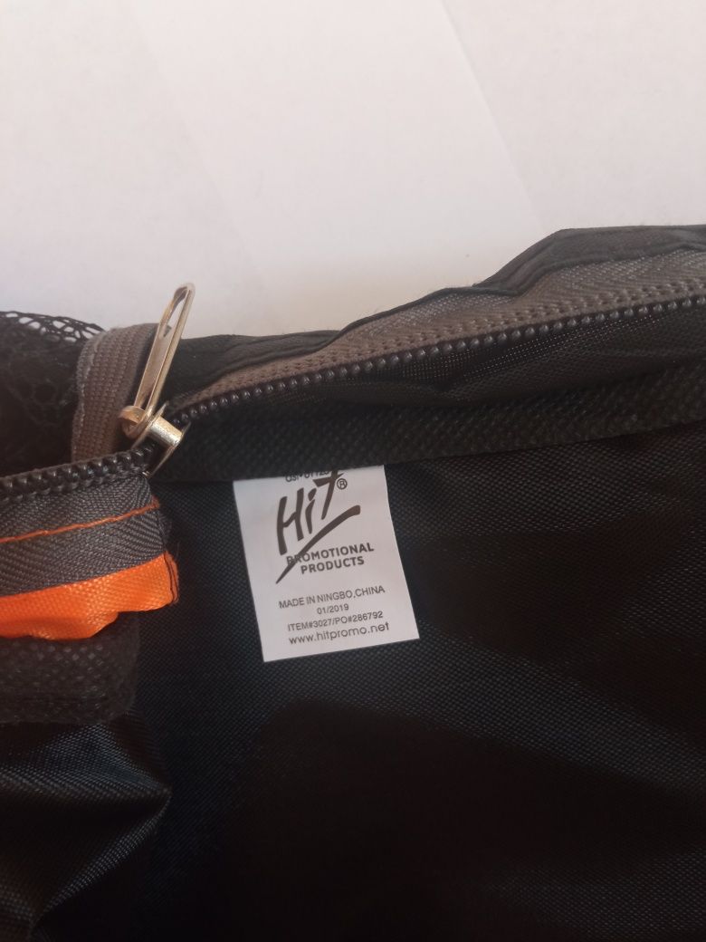 Рюкзак/портфель чёрно-оранжевого цвета новый