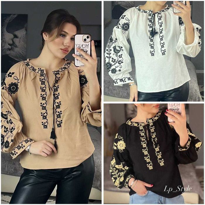 Вишиті сорочки блузи жіночі рубашки національний одяг Вишиванка