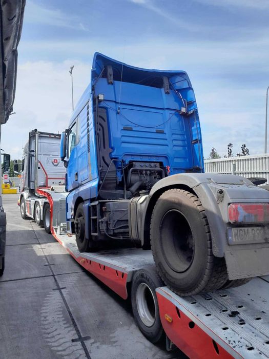 Holowanie ciągników siodłowych, podstawiamy zastępczy ciągnik