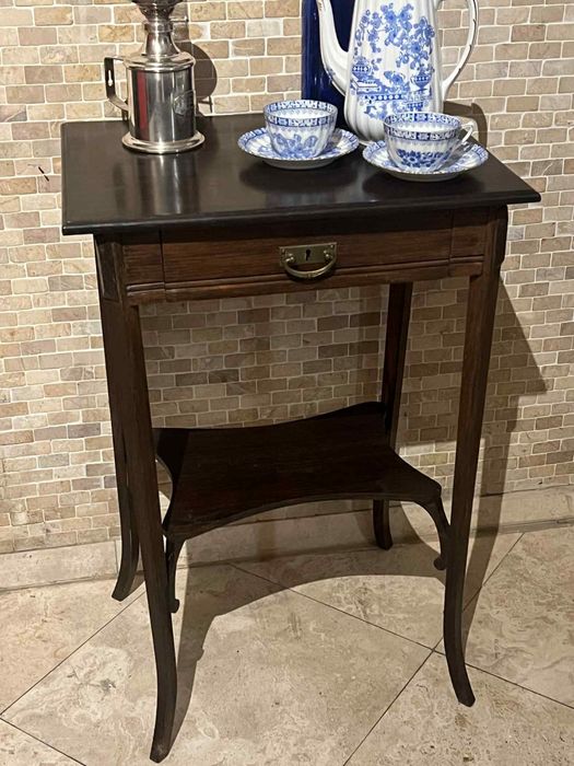 Stolik niciak zabytkowy XIX w eklektyk bideimeier