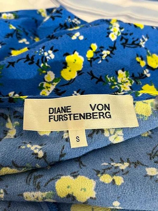 Diane von Furstenberg Kwiecista Wiskozowa Sukienka