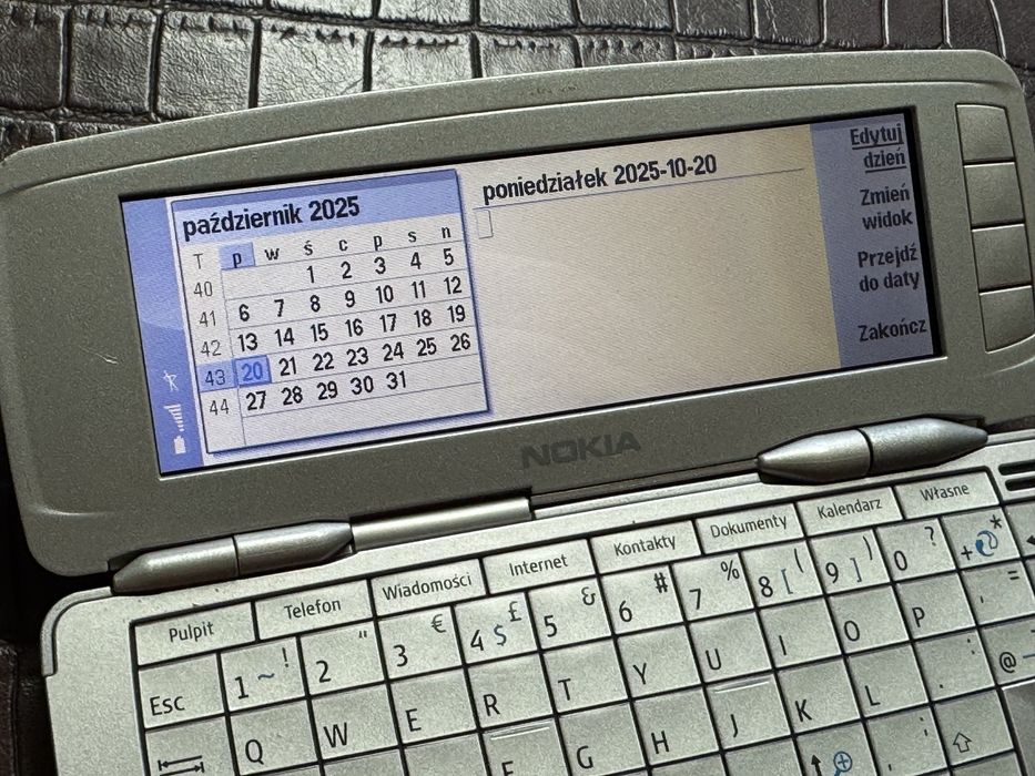 Nokia 9300 PL oryginalna ładowarka, karta