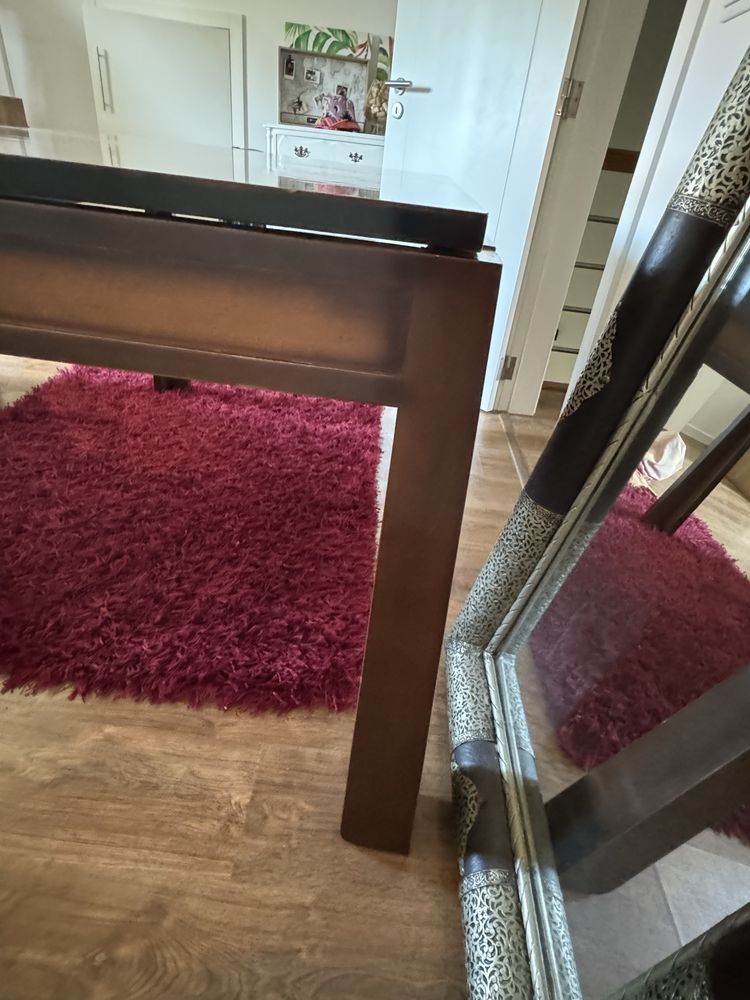 Mesa de jantar extensivel Gato Preto vintage