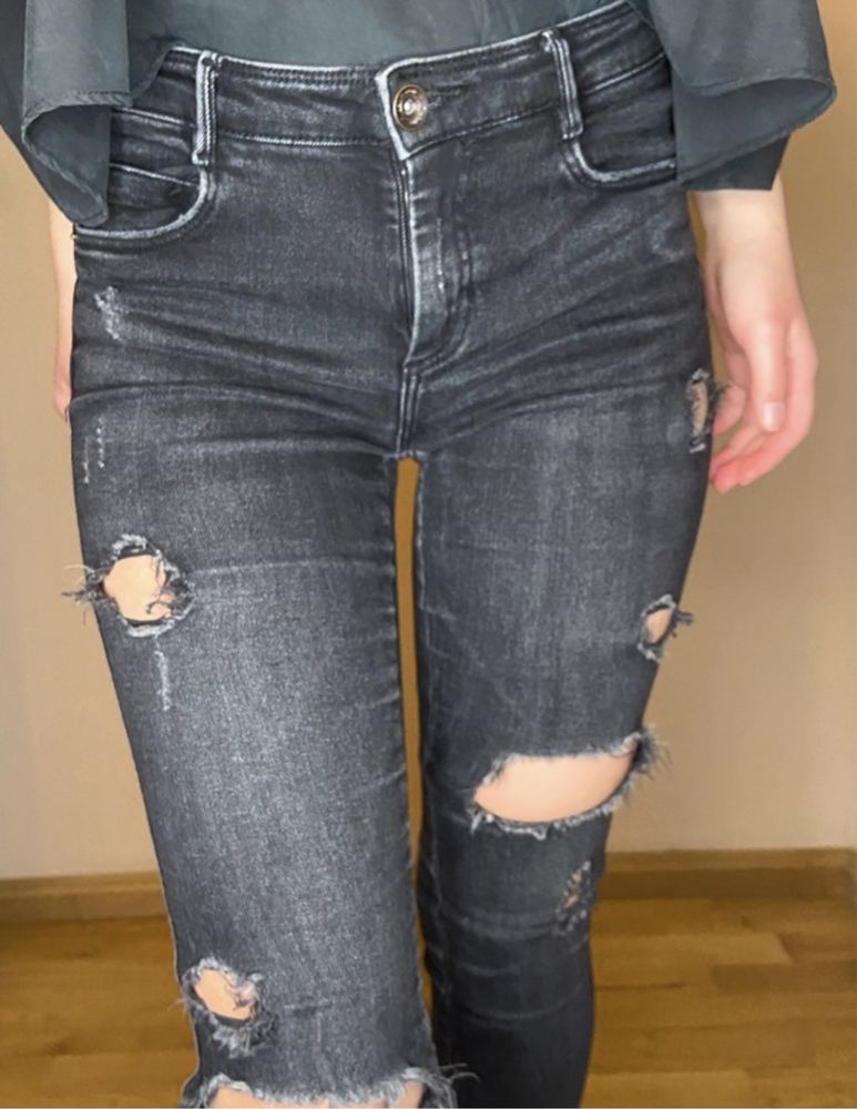Jeansy / dżinsy / rurki / spodnie jeansowe ZARA