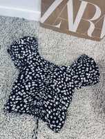 Bluzka top w kwiatki HM rozm xs