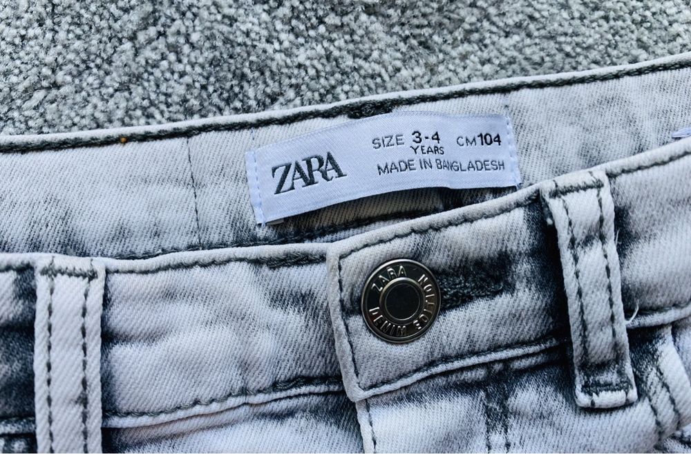 Spodenki jeans Zara rozmiar 3-4 104 cm