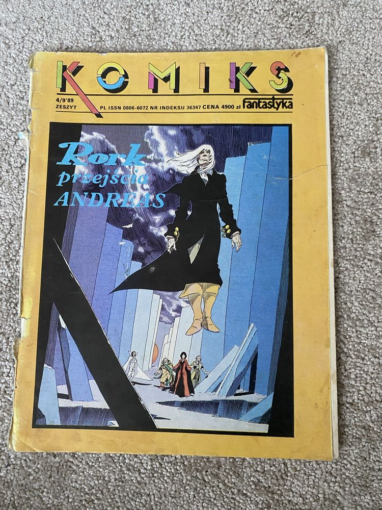 Komiks Yans Rork przejścia Andreas