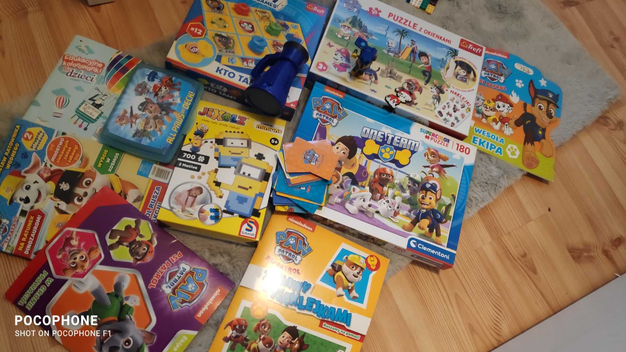 Nowe puzzle psi patrol figurka chase spin master itp
