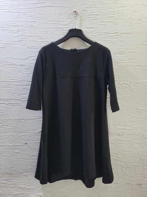 Czarna rozkloszowana tunika, rozm L-XL