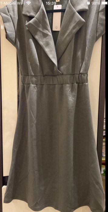 Sukienka masełko khaki