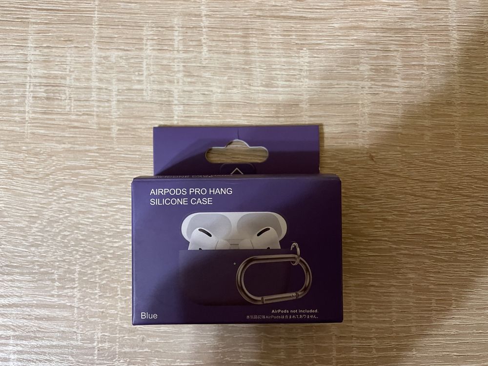 Чохол, кейс для Apple airpods pro синій