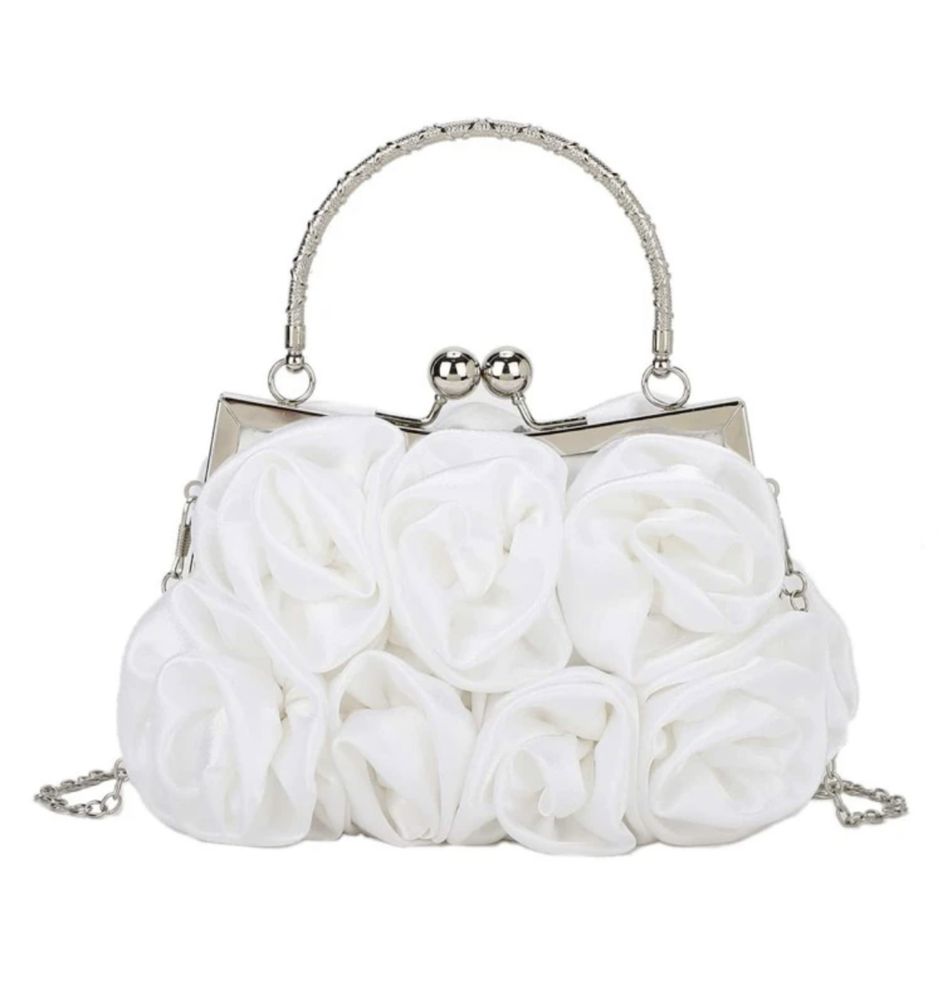 BOLSA BRANCA PARA CASAMENTO