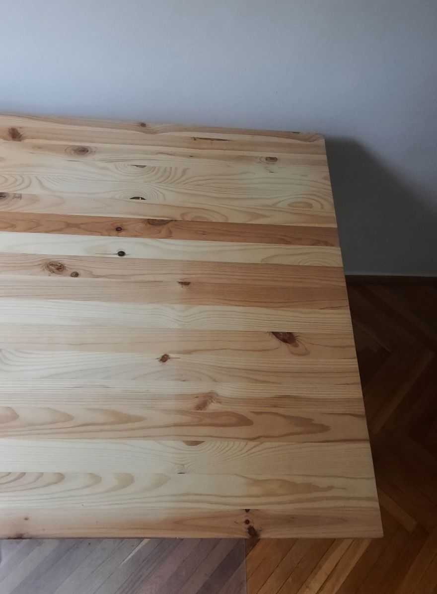 Stół drewniany sosnowy 120x75