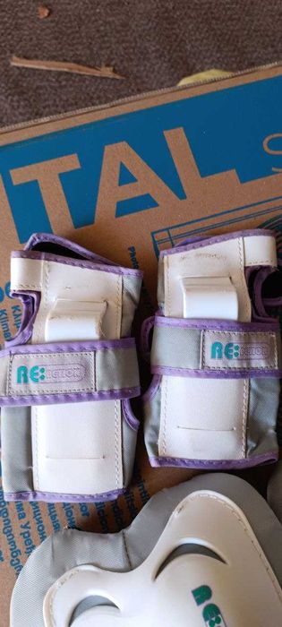 Защита (коленей, локтей, запястий) REACTION S-M Белая