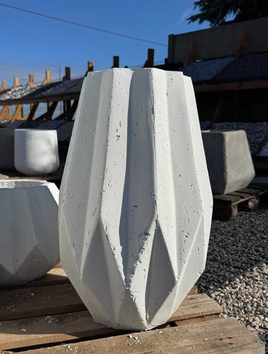 Zestaw Donic betonowych Diamenty, Śnieżnobiałe, Niemalowane, 3  szt